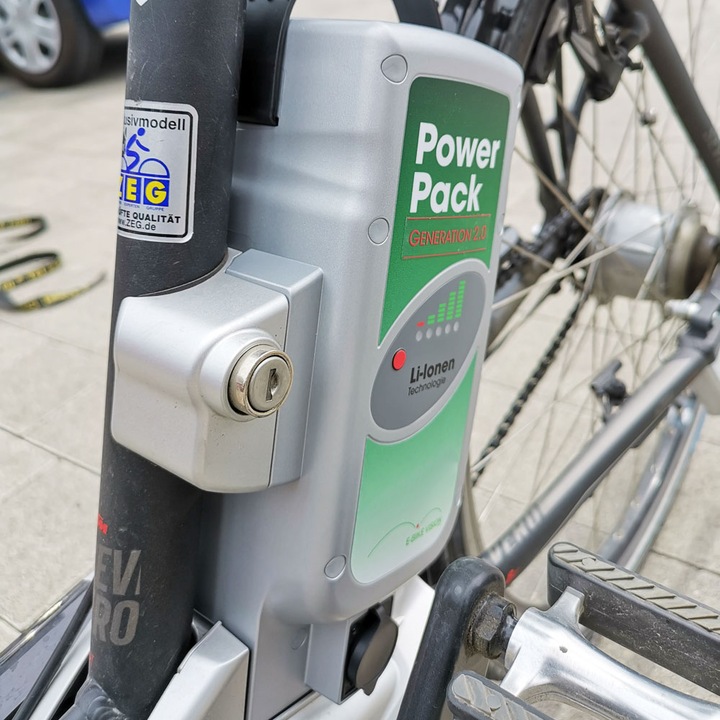 Actual product image E-Bike-Vision Raleigh Stoker Lite 20 Ah Powerpack E-bike Replica Battery, 26 Volt 510 Wh (510 Wh, E-bike battery cover)