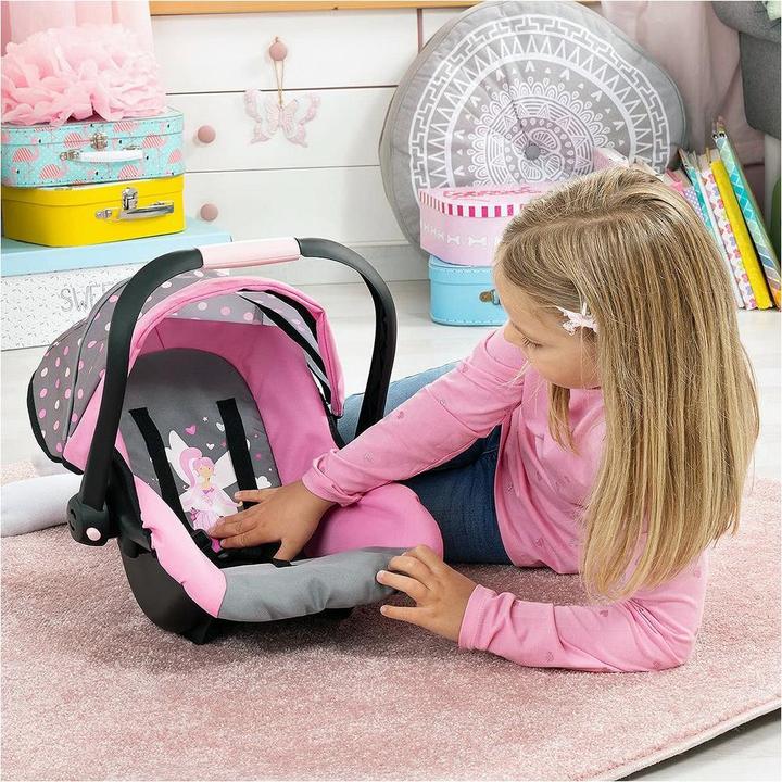Actual product image Bayer Doll car seat with roof
