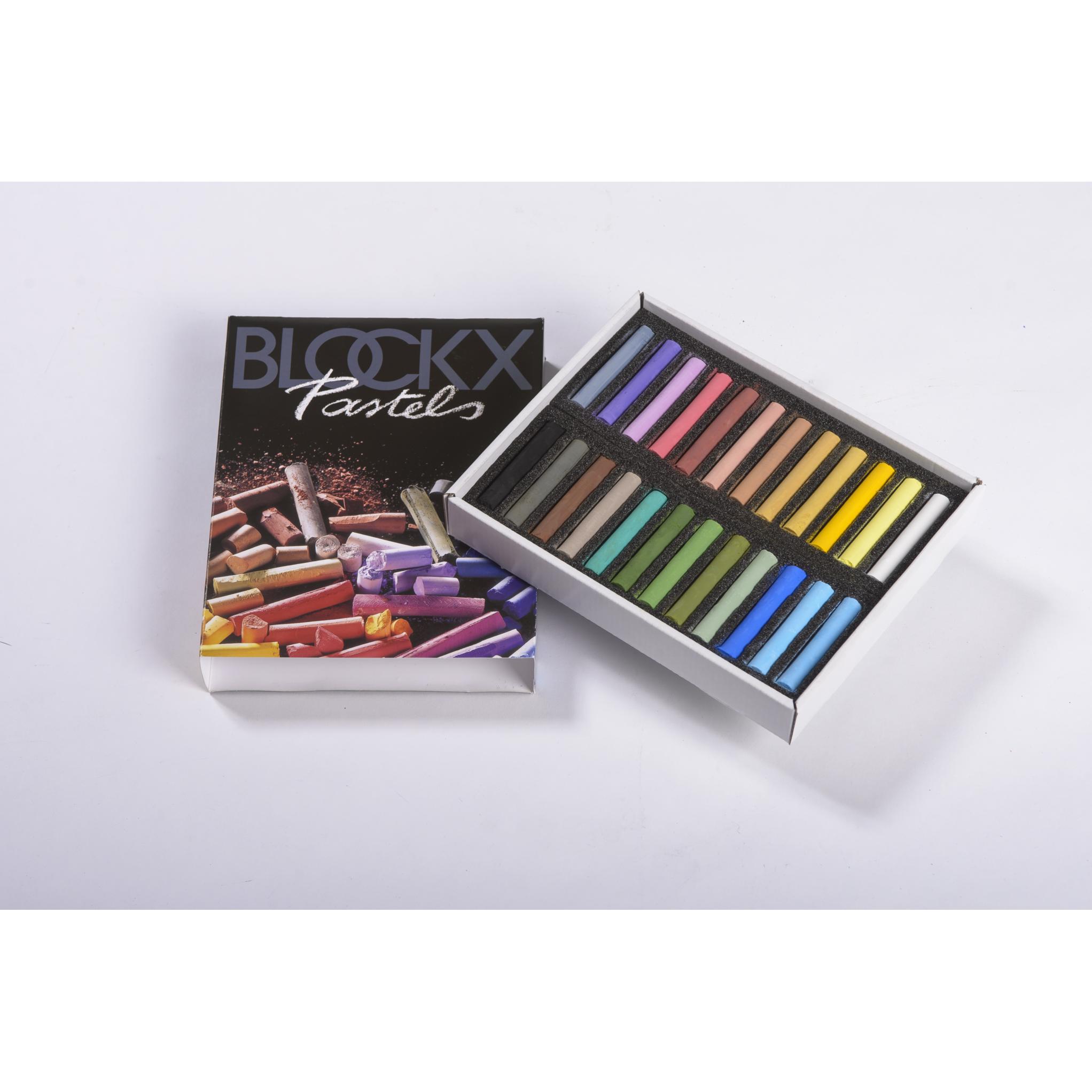BlockX, Malstifte, Etui 24 Pastelle - Landschaft (24 x)