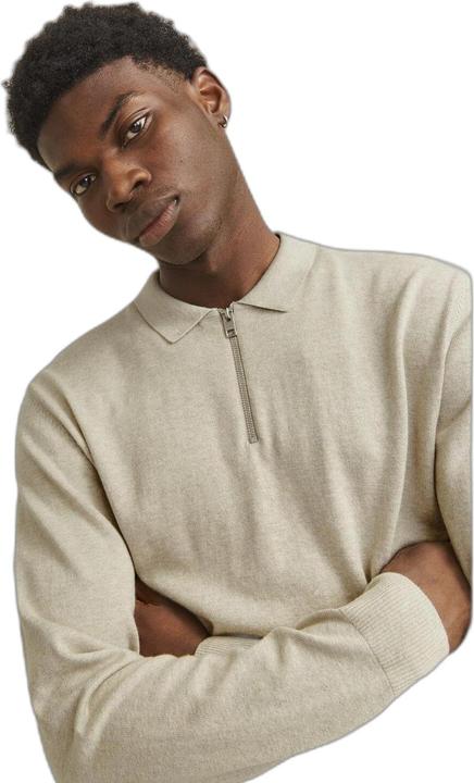 Produktbild Jack & Jones Jjeemil Knit Polo Half Zip Ls Noos (L)
