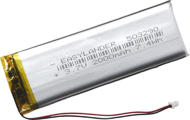 Produktbild Purecrea LiPo Akku 2000mAh JST 1.25 / Lithium Ion Polymer (3.70 V, 2000 mAh)