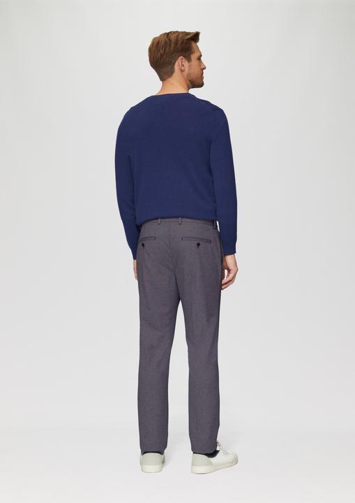 Produktbild S.Oliver Anzughose Slim: Joggsuit mit Piquéstruktur (46)