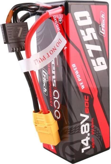 Produktbild Gens Ace G-Tech 6750mAh 14.8V 60C 4S1P 14# XT90 Battery (14.80 V, 6750 mAh)