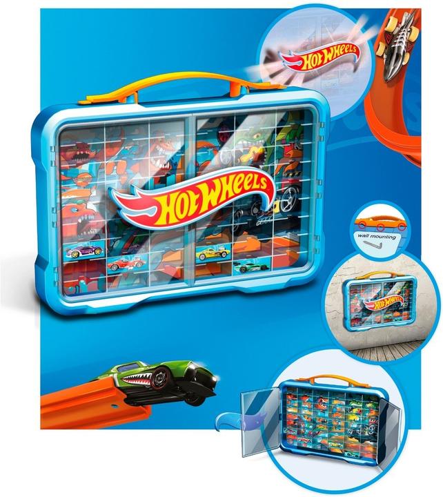 Actual product image Theo Klein Hot Wheels collector's display case