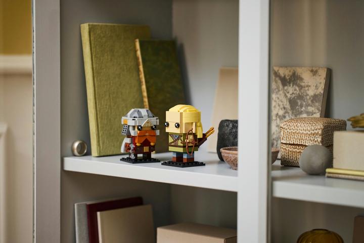 Immagine prodotto LEGO Il Signore degli Anelli Legolas e Gimli (40751, LEGO Brickheadz)