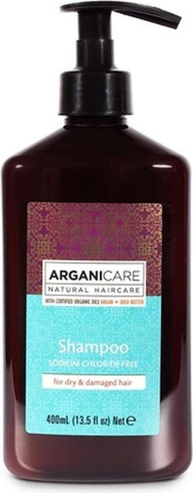 Arganicare Olio di Argan e Burro di Karité (400 ml, Shampoo liquido)