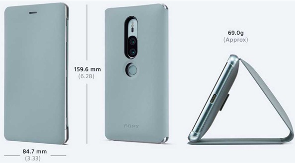 Actual product image Sony Style Cover Stand SCSH30 for Xperia XXX (Sony Xperia XZ2)
