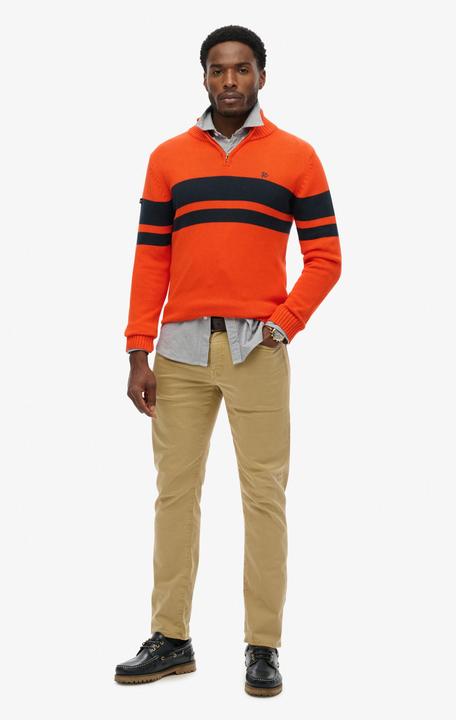Image du produit Superdry Pull camionneur rayé en maille de coton (M)