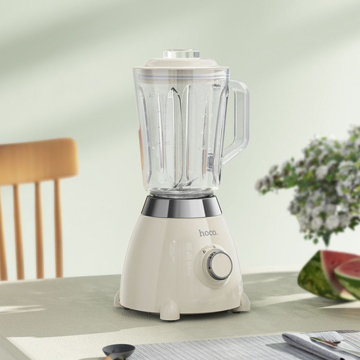 Produktbild Hoco Other electric retro juicer blender 1,5L HE33 milky white (500 W)