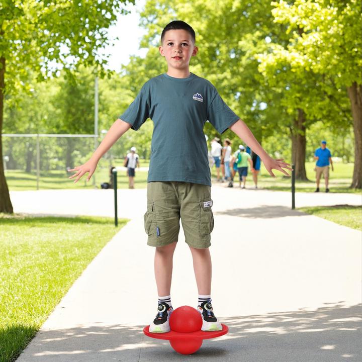 Produktbild Relaxdays - Pogo Ball für Kinder bis 100 kg, Rot