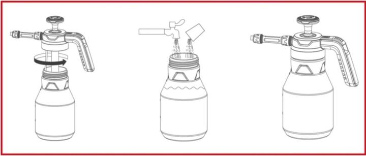 Actual product image KS Tools Pressure Pump Foam Sprayer (Foamer) (1.50 l)