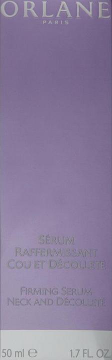 Actual product image Orlane Firming Serum Neck And Décolleté (50 ml, Day cream)