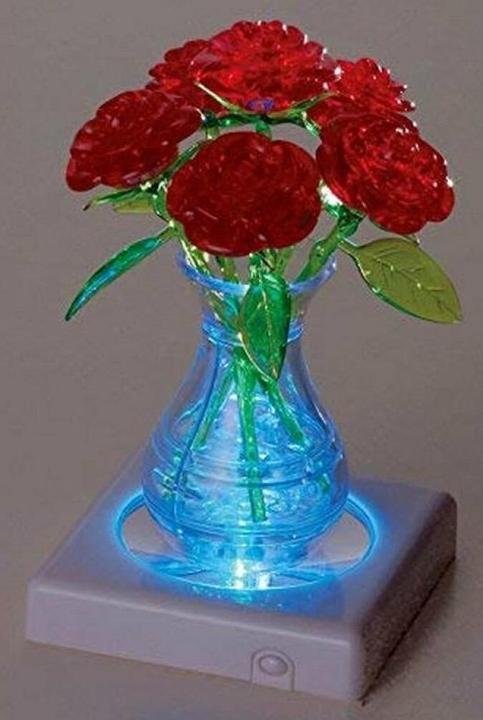 Actual product image HCM Kinzel 3D Crystal Roses (47 pieces)