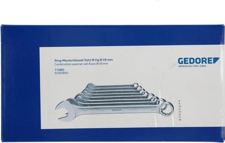 Actual product image Gedore 7-026 Combination spanner set 26 pieces UD profile 6-32 mm (32 mm, 19 mm, 6 mm, 12 mm, 24 mm, 14 mm, 22 mm, 16 mm, 23 mm, 10 mm, 21 mm, 18 mm, 27 mm, 7 mm, 31 mm, 17 mm, 11 mm, 15 mm, 26 mm, 30 mm, 8 mm, 28 mm, 9 mm, 29 mm, 13 mm, 20 mm, 25 mm)