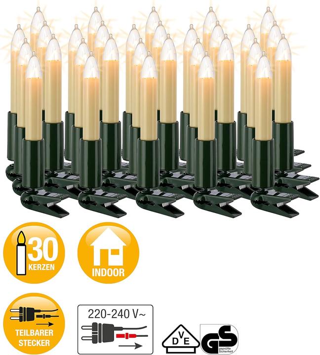 Hellum Lichterkette AGL ws 30LP IP20 23,3m 90W m.LM