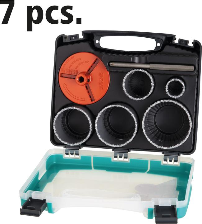 Produktbild wolfcraft 1 Bohrkranz-Set ø33,53,68,73,83mm (83 mm)