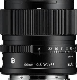 Actual product image Sigma 90mm F2,8 DG | Contemporary (L-Mount) (Black) (L-Mount, Sigma SA, full size)