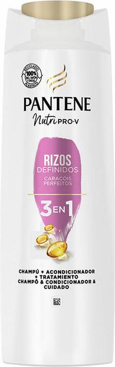 Pantene Defined Curls 3-in-1 Shampoo 600ml (600 ml, Flüssiges Shampoo)
