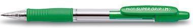 Produktbild Pilot Kugelschreiber Super Grip 0,4mm M grün nicht dokumentenecht Farbe des Schaftes: transparent (Grün, 1x)