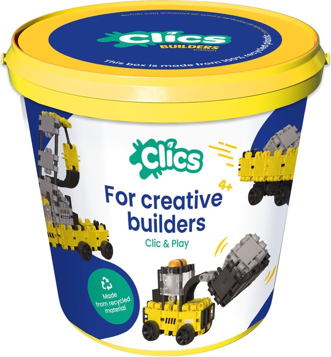 Clics Arbeitsfahrzeuge im Eimer