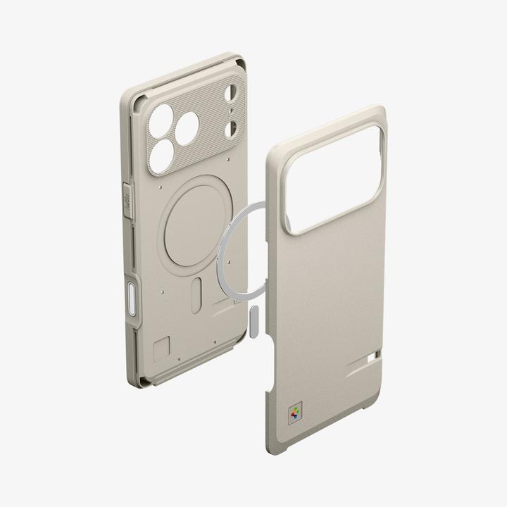 Produktbild Spigen - Classic LS MagFit (ACS10479) - iPhone 17 Pro - Stone (Apple iPhone 17 Pro)