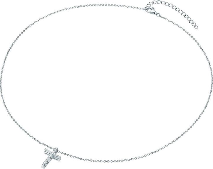 Immagine prodotto Rafaela Donata Croce da donna in argento Sterling Zirconia Argento 40,0 cm di base + 5,0 cm di estensione - 33756 (Argento 925/000, 40 - 45 cm)