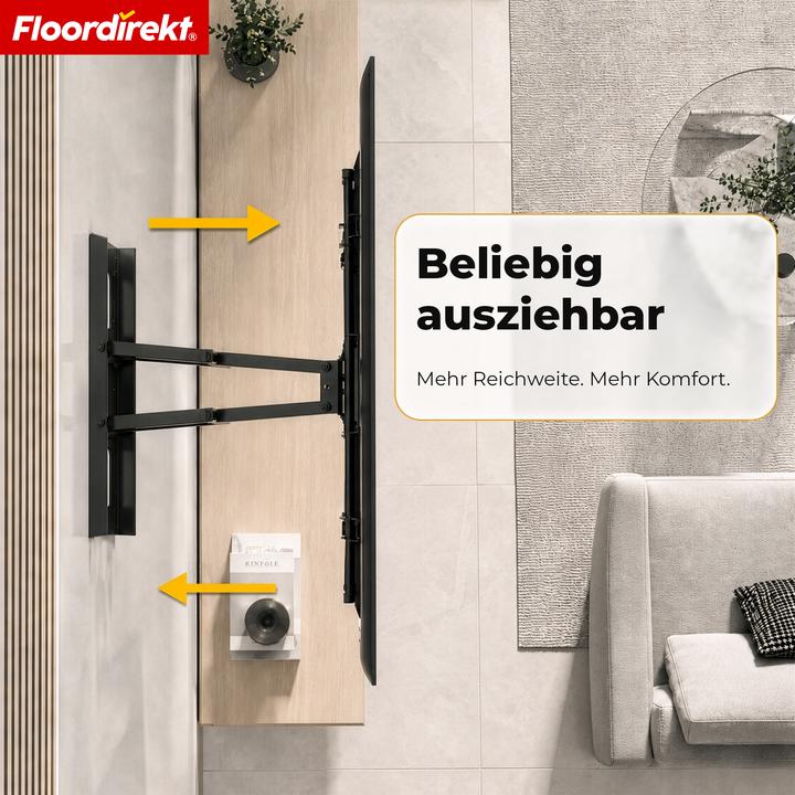 Produktbild Floordirekt TV Wandhalterung (Wand, 50 kg, 37" - 75")
