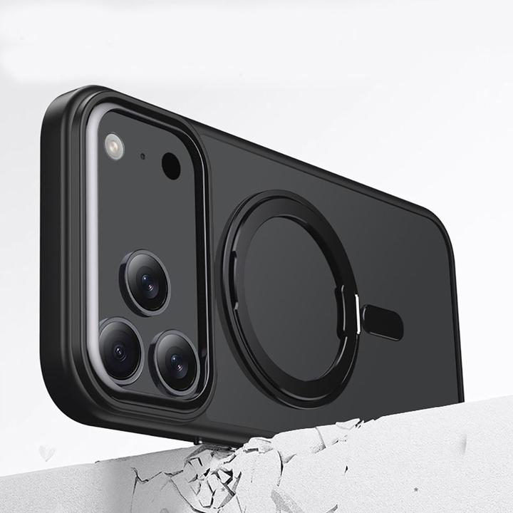 Produktbild Tech-Protect MagRing MagSafe Hülle für iPhone 17 Pro - Mattschwarz (Apple iPhone 17 Pro)