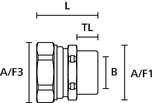 Produktbild HellermannTyton LT Compression fitting M16 - IP68