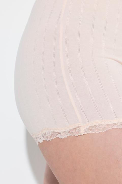 Immagine prodotto Ulla Popken Slip di jersey a punto ajour con pizzo in confezione da quattro (42, 44, confezione da 4)