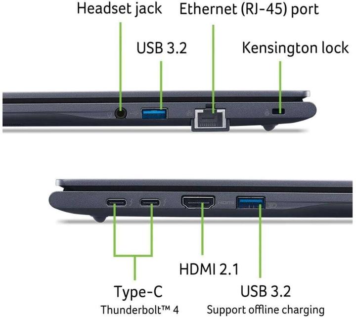 Immagine prodotto Acer TravelMate P4 (16", 1000 GB, 64 GB, CH, Intel Core Ultra 7 255U)
