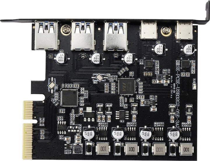 Produktbild Renkforce RF-6613196 3+2 Port USB 3.2 Gen 2 Controllerkarte USB-C® (USB 3.2 Gen