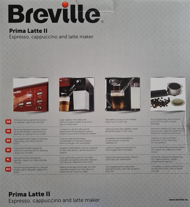 Image du produit Breville VCF109X PrimaLatte II
