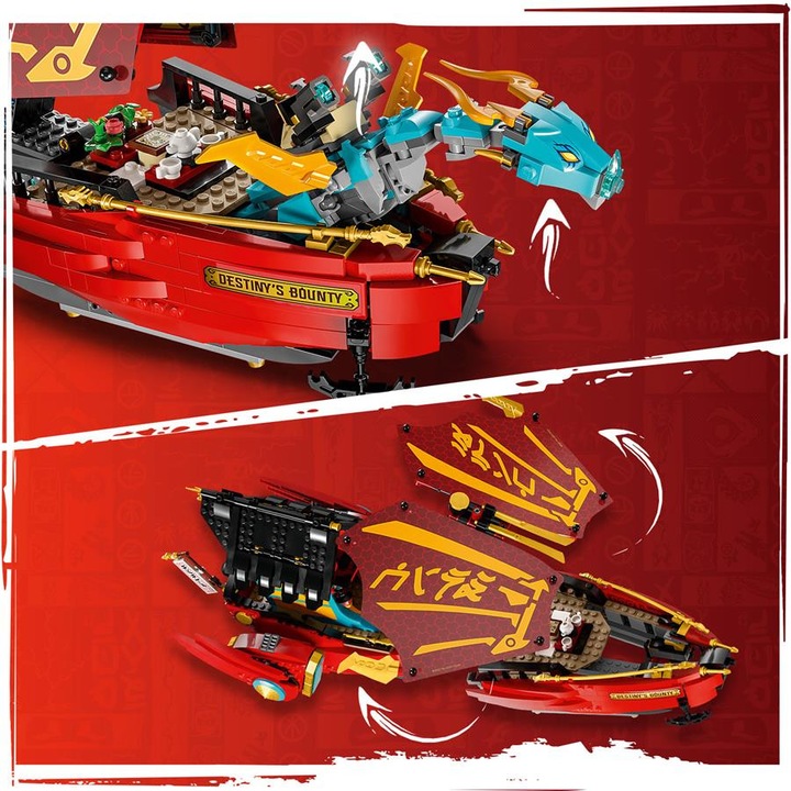 Actual product image LEGO Ninja glider in a race against time (71797, LEGO Ninjago)