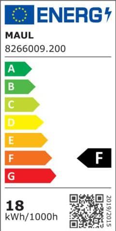 Label énergétique Maul Maulcrystal (1250 lm)