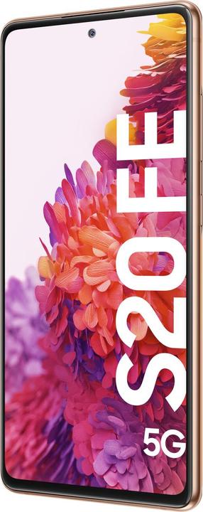 Actual product image Samsung Galaxy S20 FE 5G EU (128 GB, Cloud Orange, 6.50", Dual SIM, 5G)