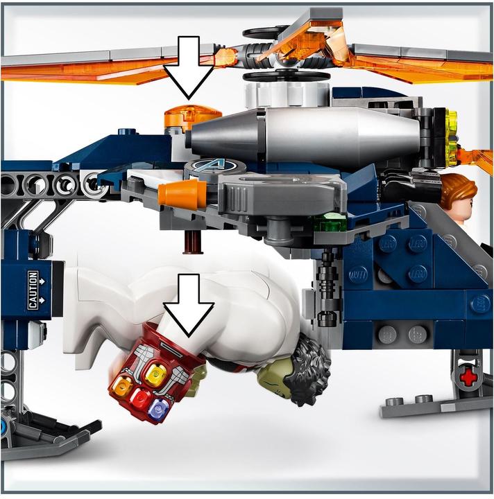 Actual product image LEGO Avengers Hulk Helicopter Rescue (76144, LEGO Marvel)