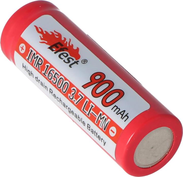 Actual product image Efest Akku IMR 16500 Pluspol flach (1 pcs., 16500, 900 mAh)