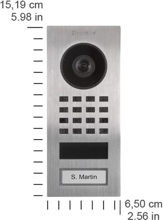 Actual product image Doorbird IP door station D1101V AP (Wi-Fi, Ethernet)