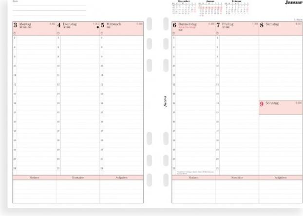 Image du produit Filofax A5 INH.1W/2S.PROF.FRANÇAIS (A5)