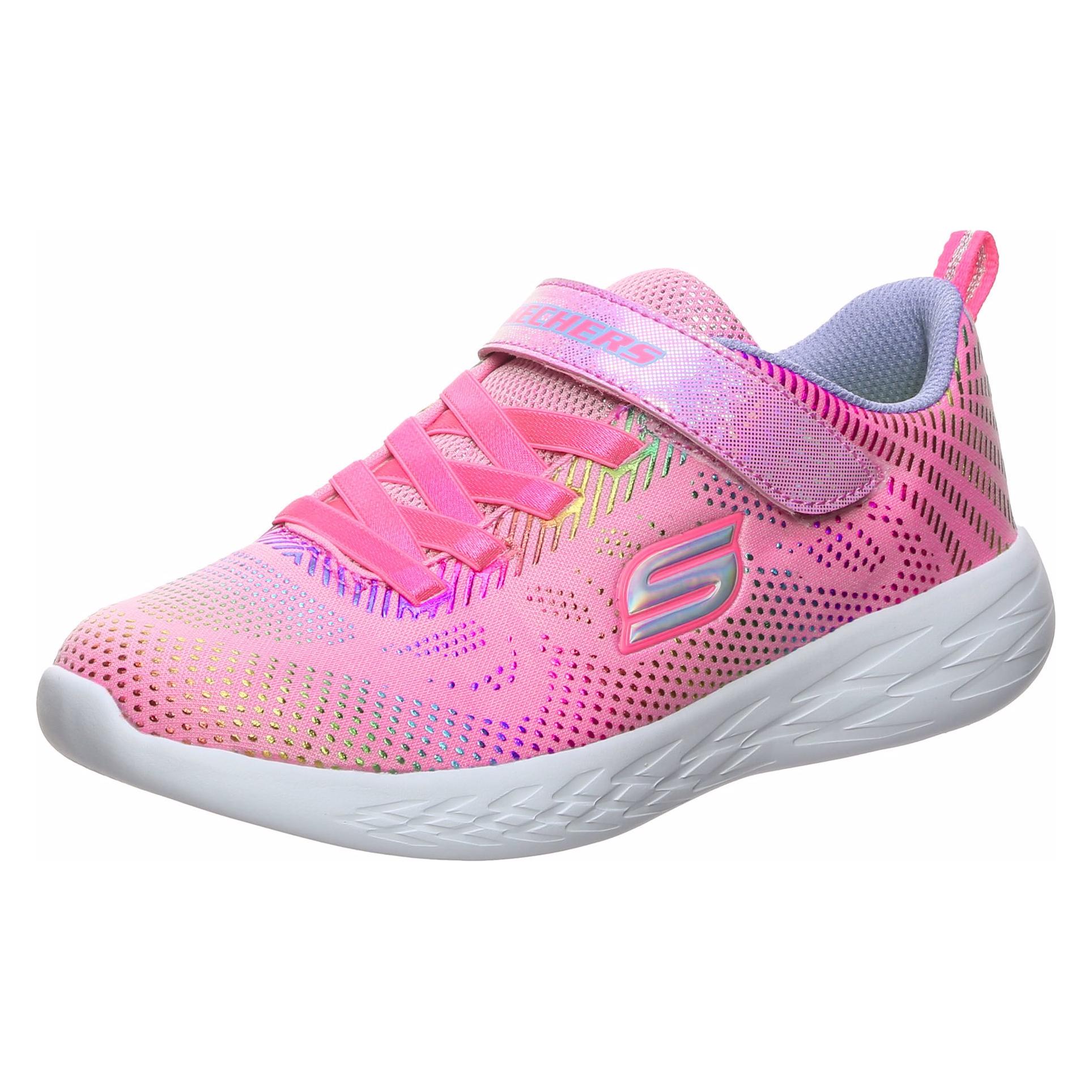 Skechers, Unisex, Sneakers, GOrun 600 Shimmer Speed Sneaker Kinderen, Roze, (27)