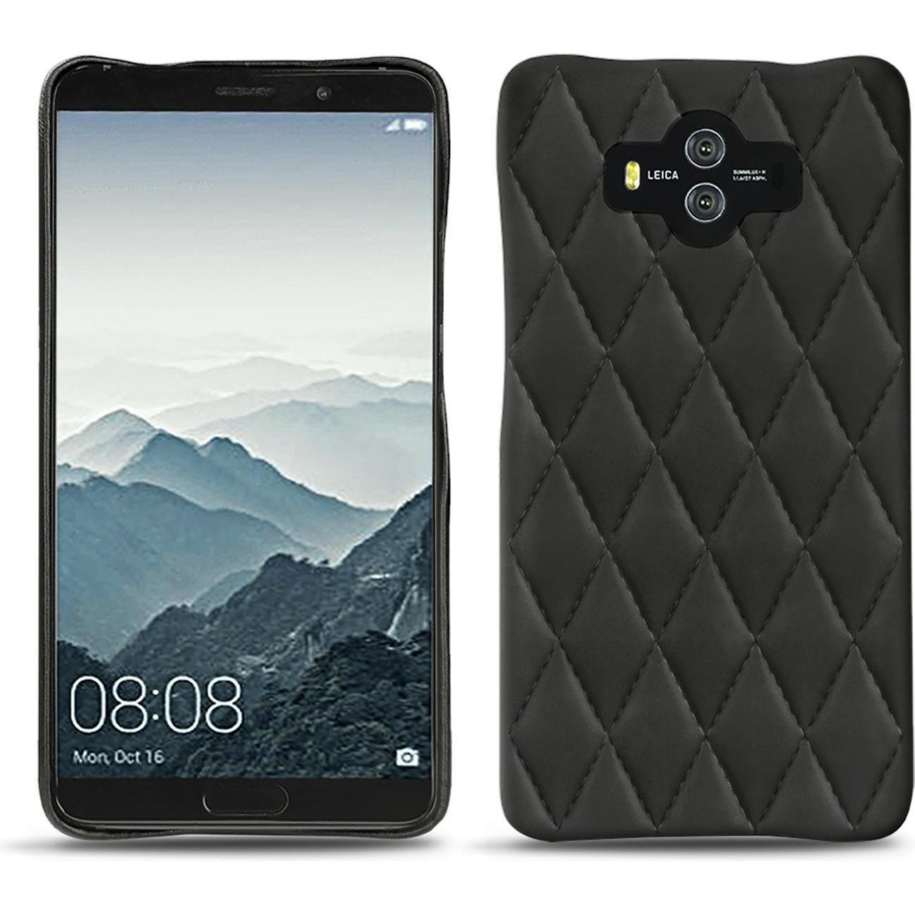 Thumbnail - Noreve Lederschutzhülle (Huawei Mate 10), Smartphone Hülle, Schwarz