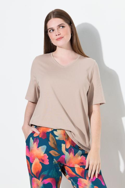 Actual product image Ulla Popken 2 Pack of Eco Cotton Basic Tees (60)