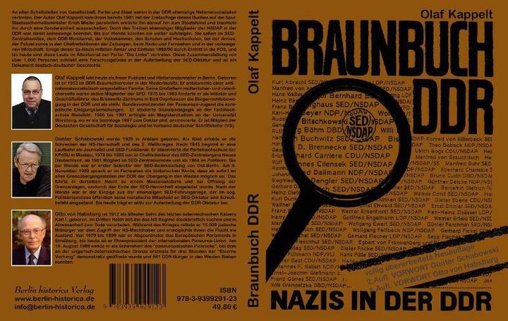 Produktbild Braunbuch DDR - Nazis in der DDR (Deutsch, 2009)