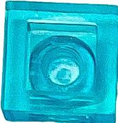 Immagine prodotto LEGO Targhe 1x1 trasparenti blu chiaro - Classic, Basic, City - Piastrella blu trans 3024 NOUVE (3024)