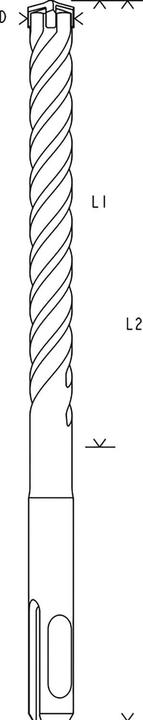 Produktbild Bosch Zubehör PRO SDS plus-5X Hammerbohrer-Set, 6/6/8/8/10 mm, 5-tlg. (6, 8, 10 mm)