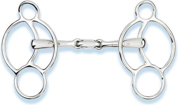 Immagine prodotto Stübben Snaffle pessoa 3 anelli Easy Control doppio rotto