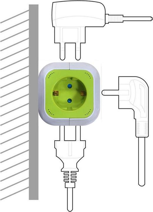 Produktbild Greenblue Steckdosen (4x, CEE 7/5, 1.40 m)