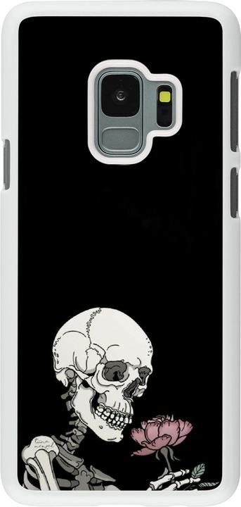 Actual product image PhoneLook Coque blanc Halloween 2023 rose and skeleton (Samsung Galaxy S9)