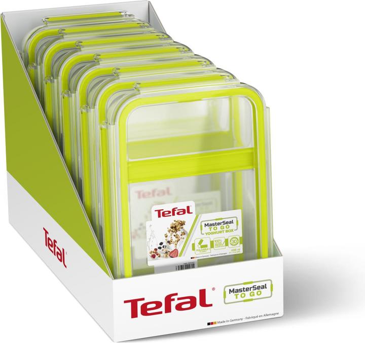Actual product image Tefal K31007 lunch box Lunch container 0.6 L Green, Transparent